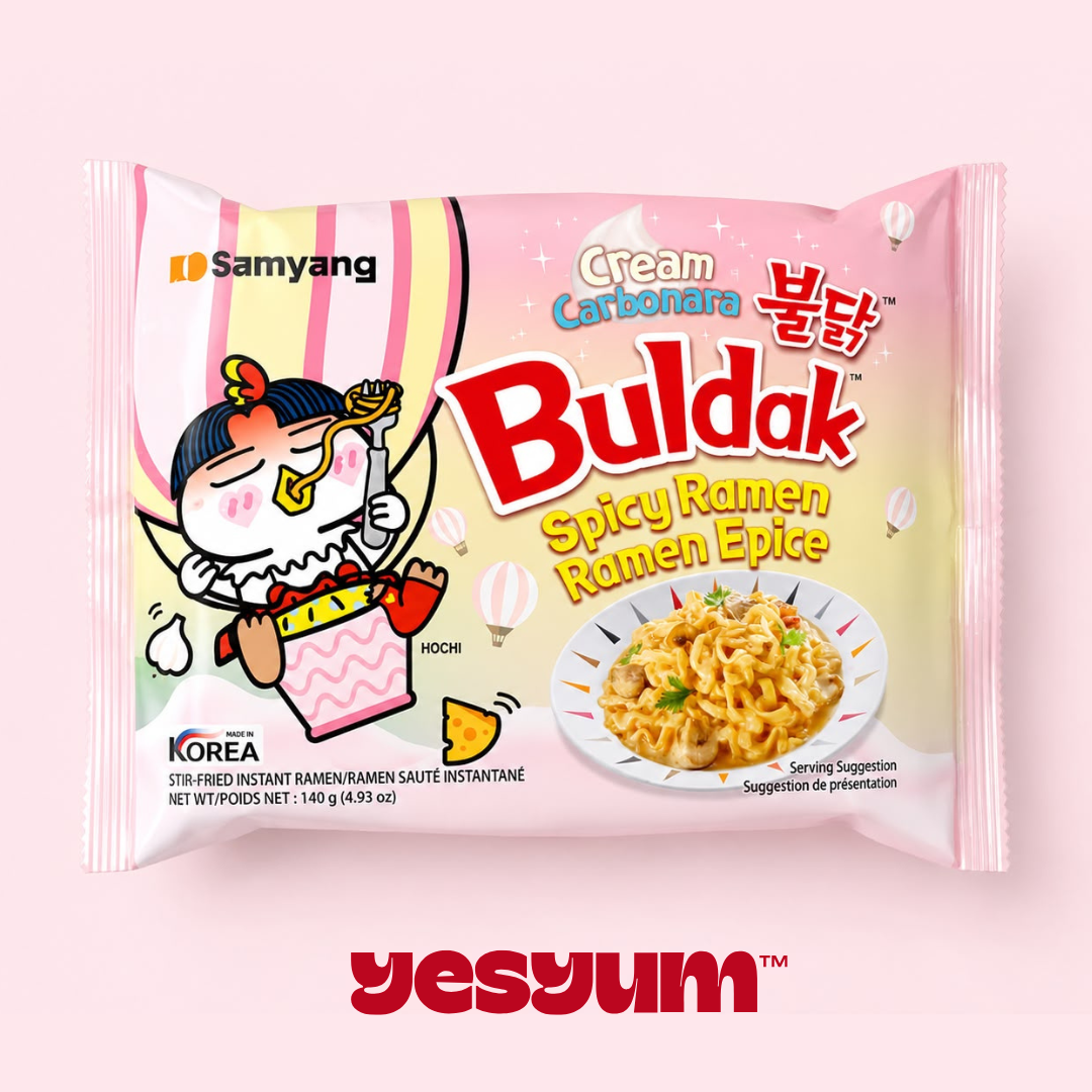 Samyang Buldak Cream Carbonara Spicy Ramen 140g