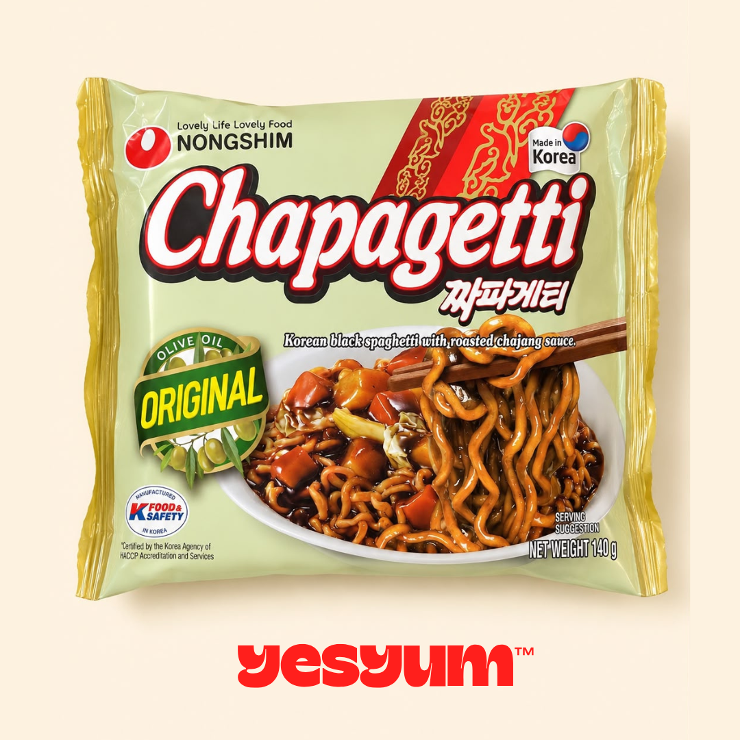 Nongshim Chapagetti Original Korean Black Bean Noodles 140g
