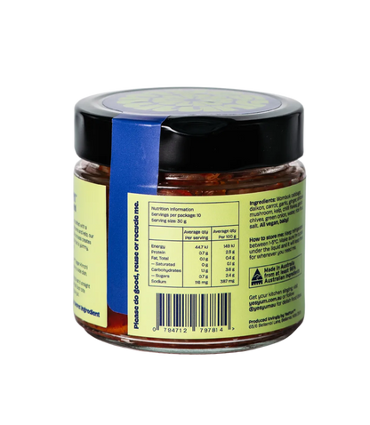 Jar with a label on a white background